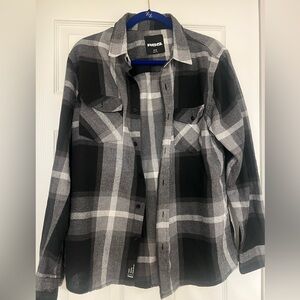 RSQ Monochrome Plaid Shirt
